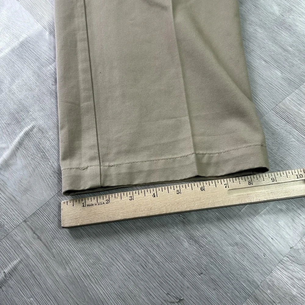 NEW Dockers True Chino‎ Pants Mens 38x34 Beige Relaxed Flat Front Wrinkle Free